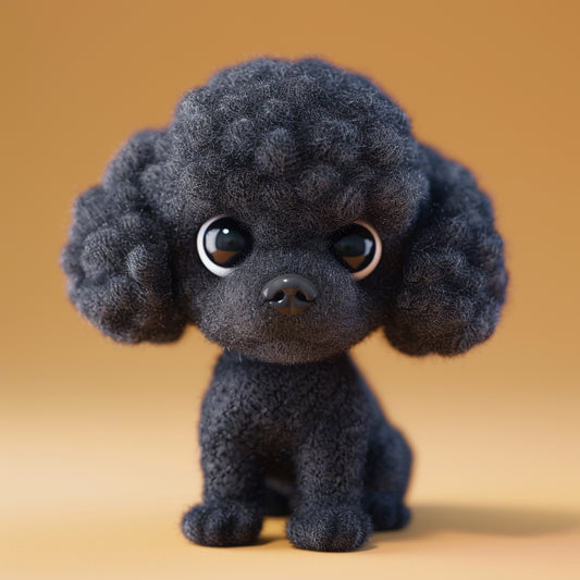 Friendly American Water Spaniel Standing on Warm Backdrop