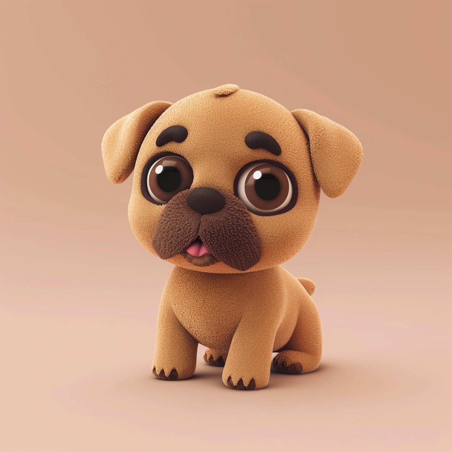 Adorable Bullmastiff Puppy with Cute Big Eyes