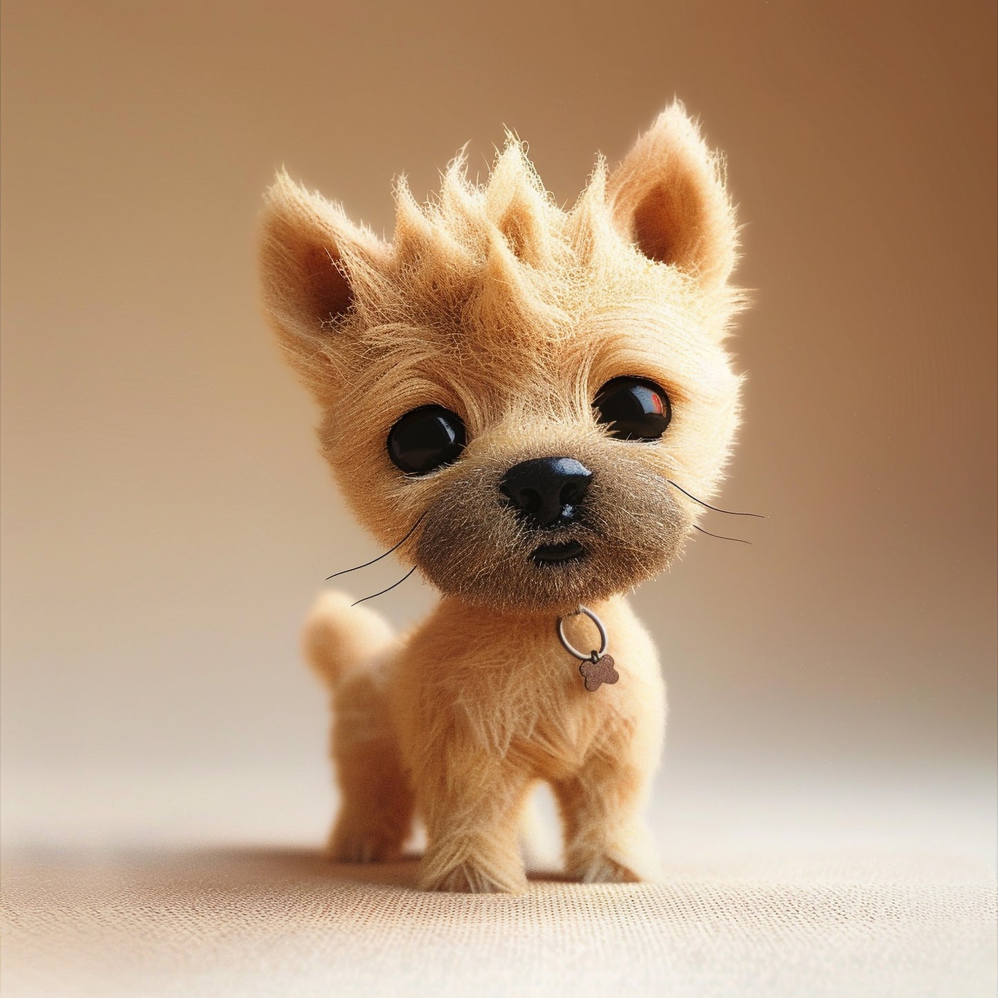 Adorable Cairn Terrier Puppy with Cute Expression