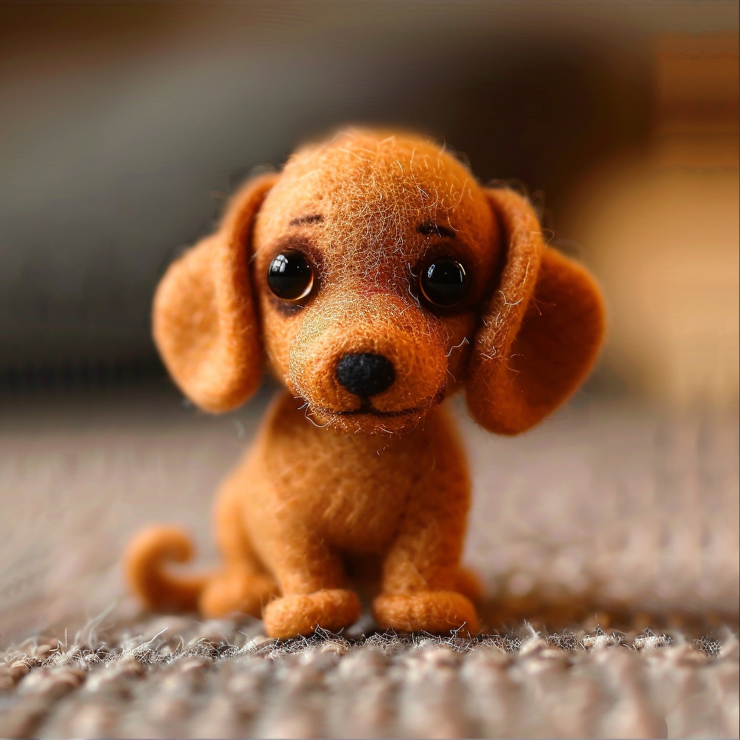 Adorable Miniature Dachshund Posing for a Portrait