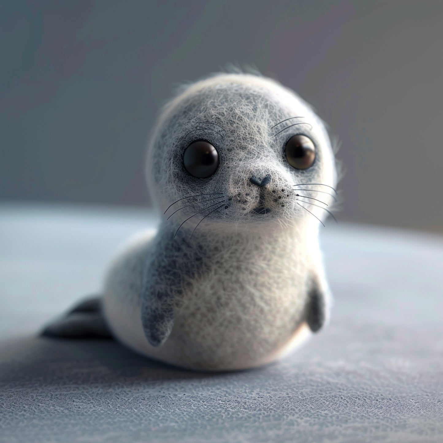 Adorable Ringed Seal Pup with Innocent Expression