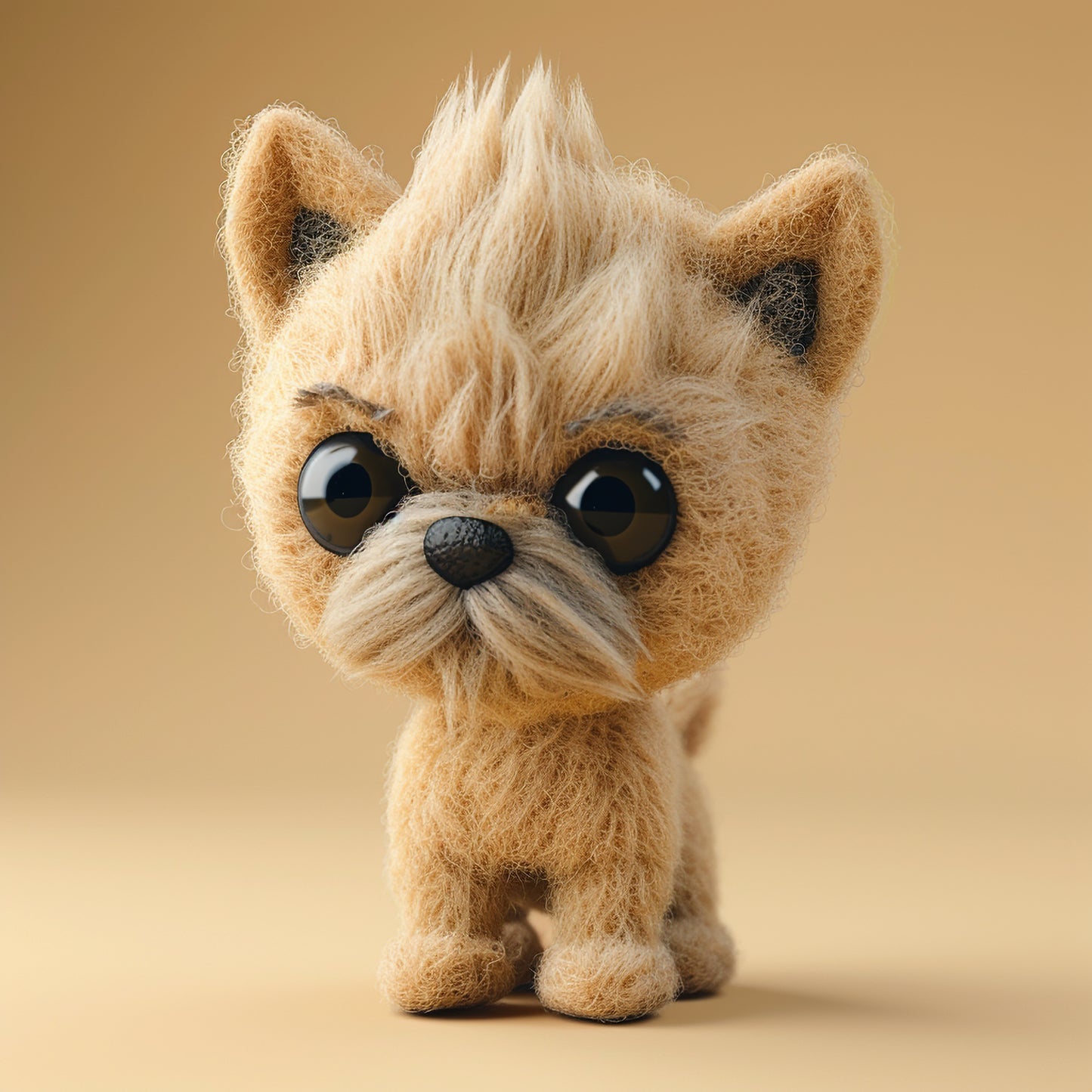 Adorable Scottish Terrier Puppy with Expressive Eyes